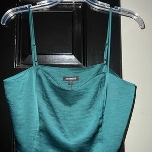 Express Teal Women's Crop Top - NWT